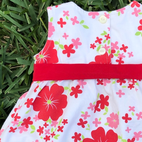 Beautiful Baby Girl Flowers Design Dress Size 3-6M - Picture 4 of 4